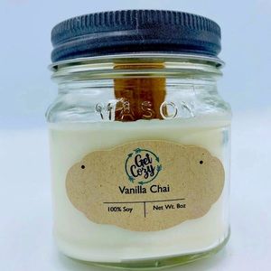Vanilla Chai 100% Soy Wood Wick Candle